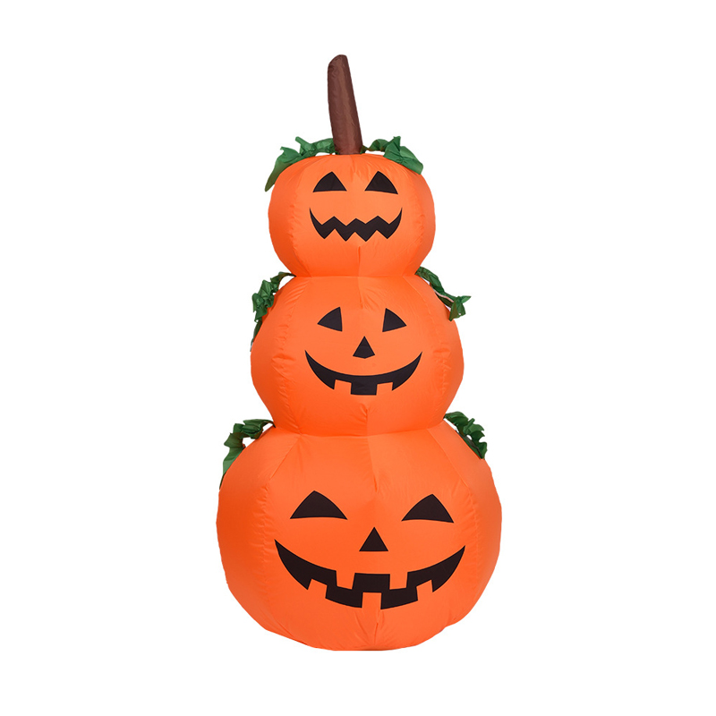 ハロウィーンのカボチャの3つのレイヤーインフレータブル