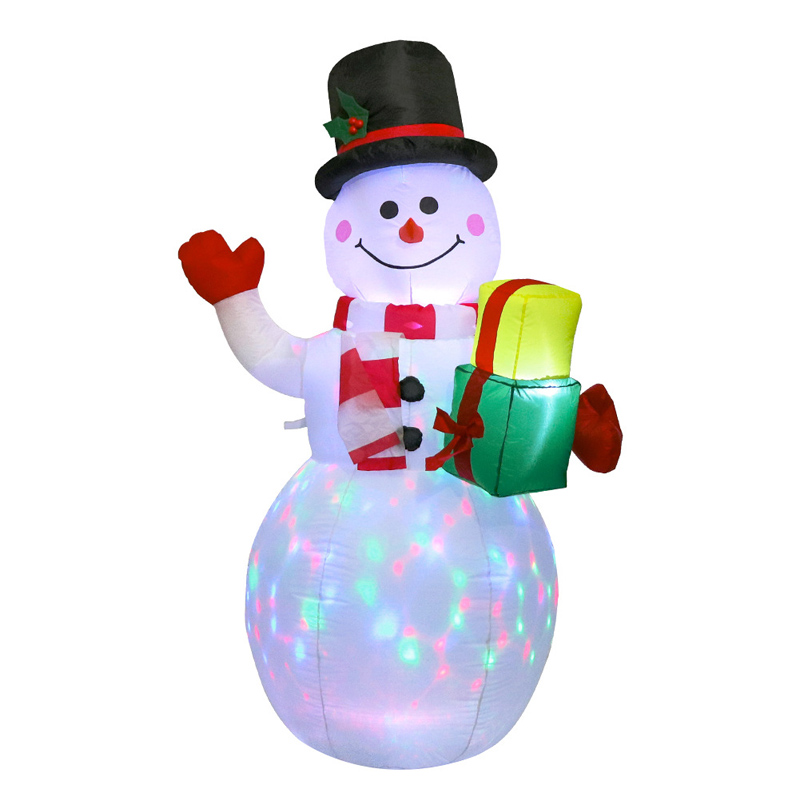 クリスマス装飾インフレータブル雪だるまの贈り物の装飾