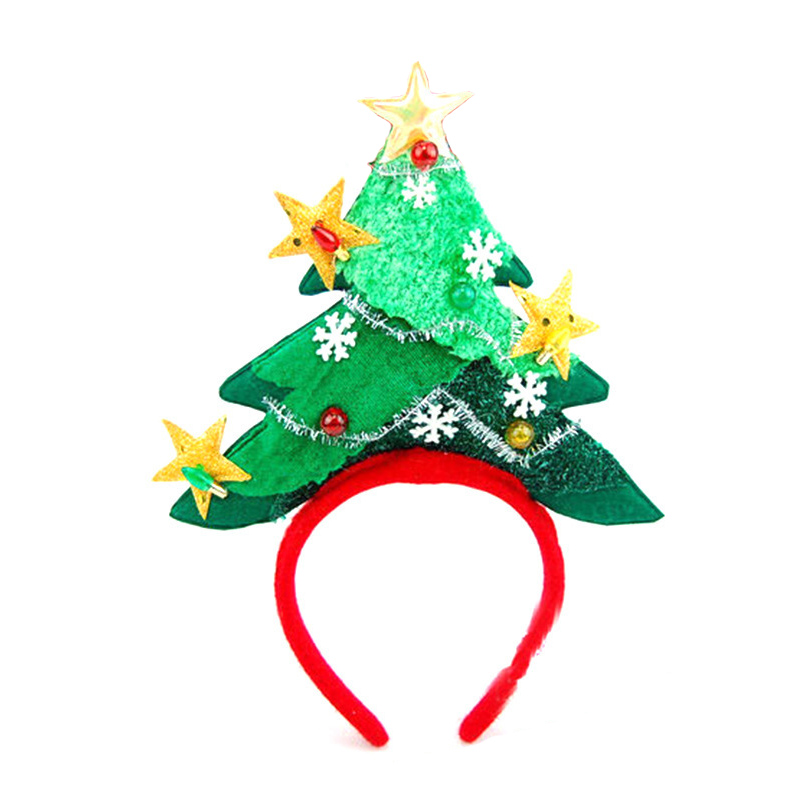 クリスマスツリー新年のヘッドバンド