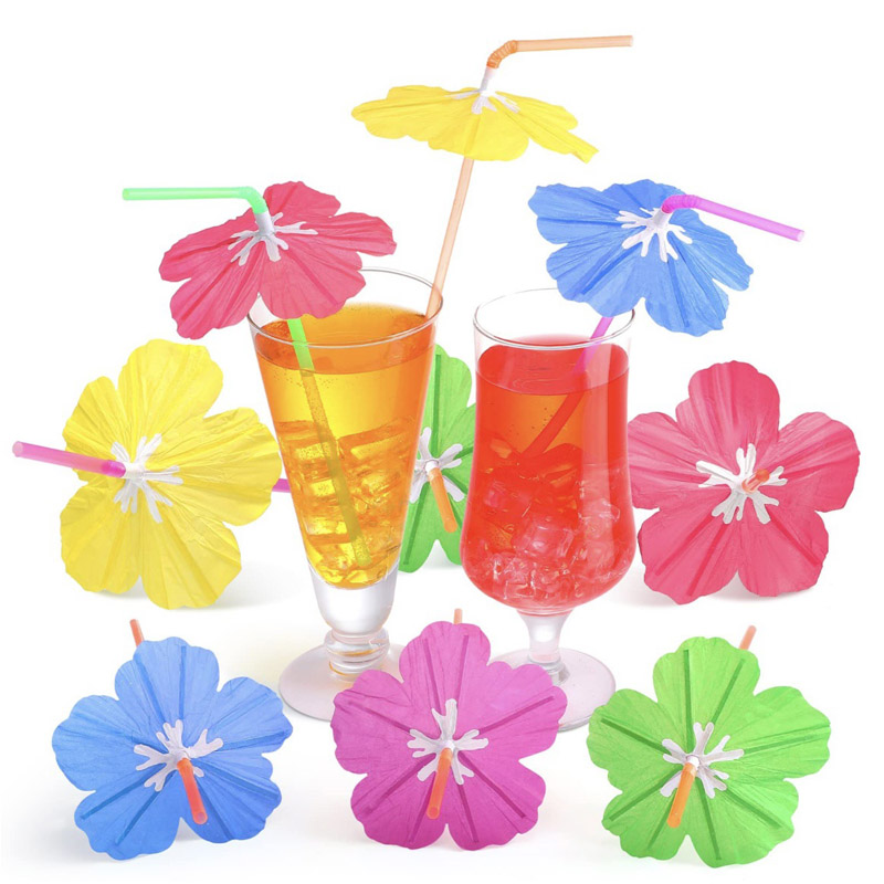花の傘の装飾