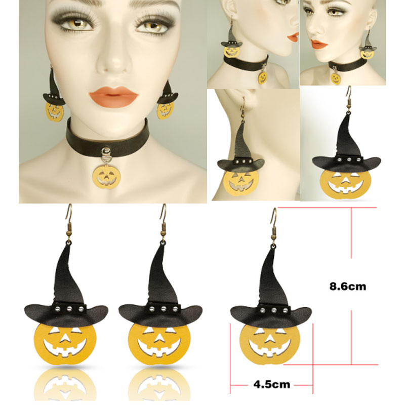新しい合金ゴーストフェスティバルゴシックハロウィーンイヤリング