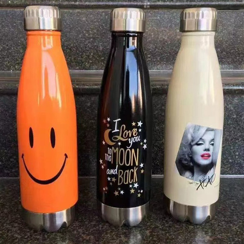 ハイキング用アウトドア500mlウォーターボトル