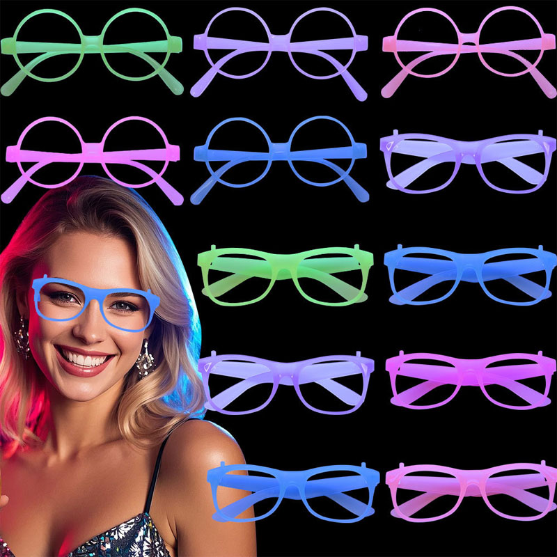 パーティー面白い夜の光が光って色が変わるメガネ