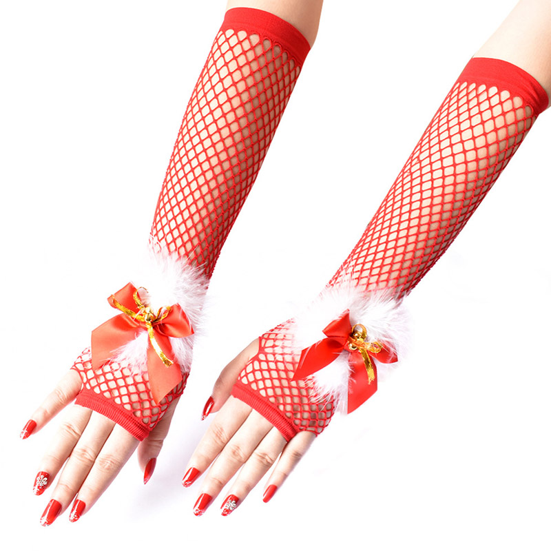セクシーなクリスマスフィッシュネットグローブ